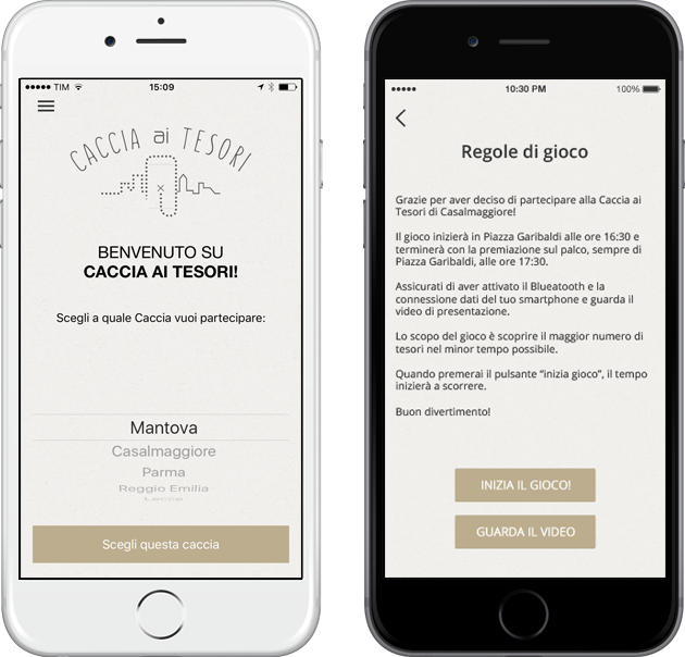 app standard caccia ai tesori